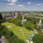 Arial View of New Haven - Connecticut - New England