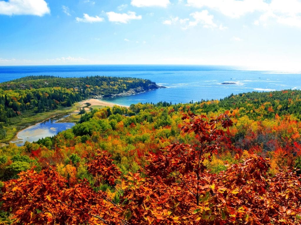 Maine fall foliage